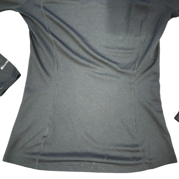 The North Face Black Long Sleeve Athletic Stretch Modern 1/4 Zip Collared Small - Picture 14 of 14